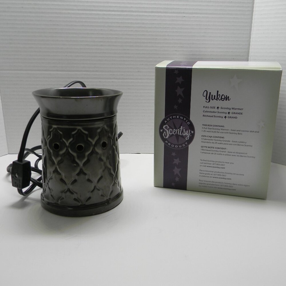 Scentsy Morocco Wax Warmer Dark Green Tested Works EUC